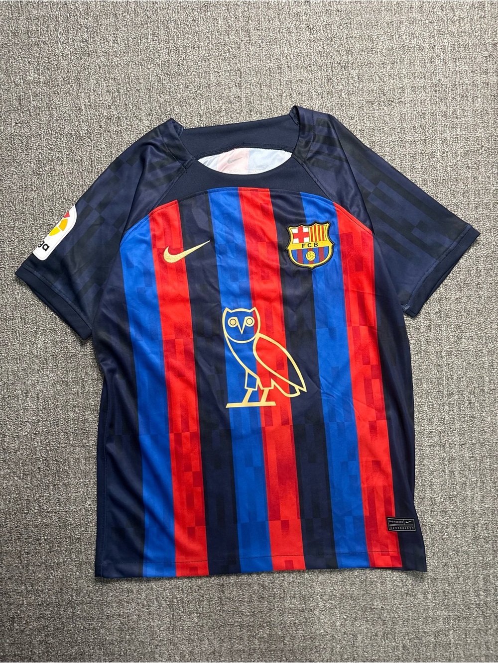 Fc Barcelona x OVO Collab Fan 2022/23 Home Jersey | $60